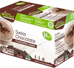 Discount Drug Stores Medical Vita Diet Swiss Chocolate Flavour Sachet offer