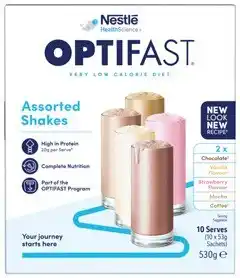 Discount Drug Stores Optifast VLCD Shake Assorted Flavour Sachets offer