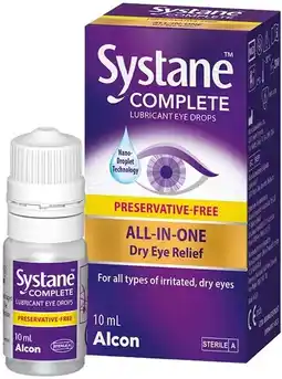 Discount Drug Stores Systane Complete Preservative- Free All-In-One Dry Eye Relief Drops offer