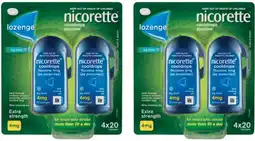 Discount Drug Stores Nicorette Cooldrops 4mg Extra Strength Icy Mint 4 x 20 Lozenges offer