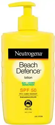 Discount Drug Stores Neutrogena Beach Defence Sunscreen Lotion SPF 50 offer