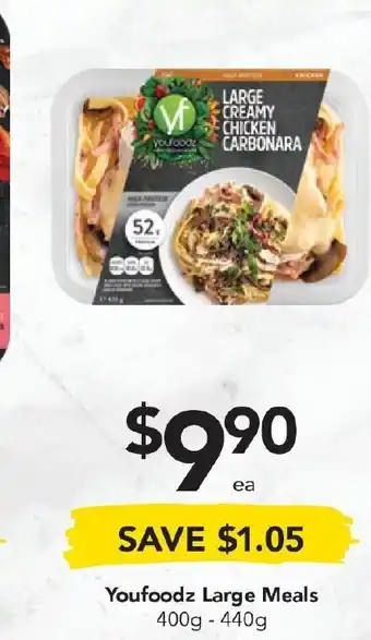 Drakes Youfoodz Large Meals 400g-440g offer