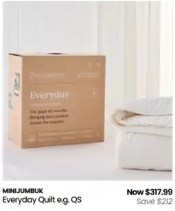 Myer Minijumbuk everyday quilt offer
