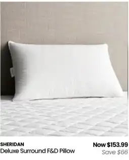 Myer Sheridan deluxe surround f&d pillow offer