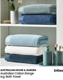 Myer Australian Cotton Range bath Towel offer