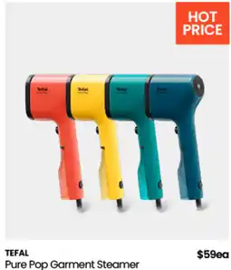 Myer Tefal pure pop garment steamer offer