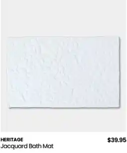 Myer Heritage jacquard bath mat offer
