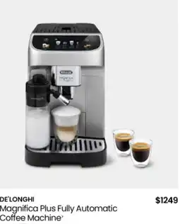 Myer De'longhi magnifica plus fully automatic coffee machine offer