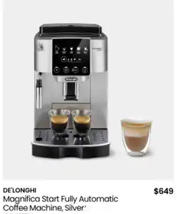 Myer De'longhi magnifica start fully automatic coffee machine, silver offer