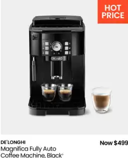 Myer De'longhi magnifica fully auto coffee machine, black offer