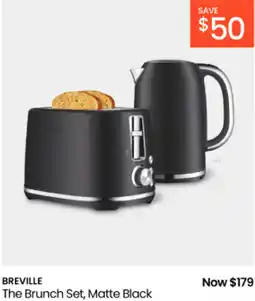 Myer Breville the brunch set, matte black offer