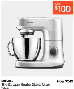 Myer Breville the scraper beater stand mixer, silver offer