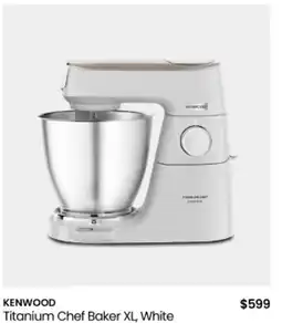 Myer Kenwood titanium chef baker xl, white offer