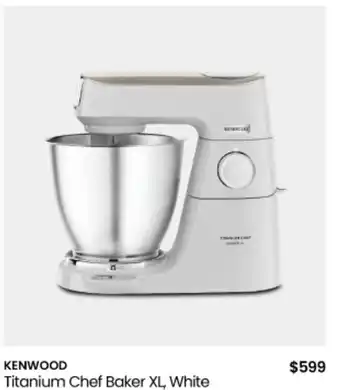 Myer Kenwood titanium chef baker xl, white offer
