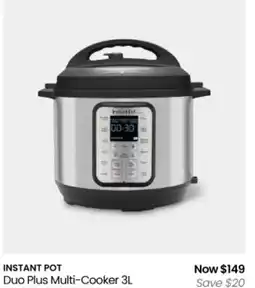 Myer Instant pot duo plus multi-cooker offer