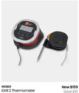Myer Weber igrill 2 thermometer offer