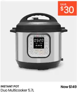 Myer Instant pot duo multicooker offer