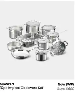 Myer Scanpan impact cookware set offer
