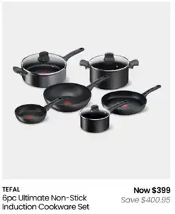 Myer Tefal ultimate non-stick induction cookware set offer
