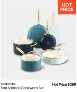 Myer Greenpan shades cookware set offer