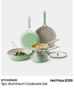Myer Kitchenaid aluminium cookware set offer