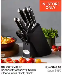 Myer The custom chef baccarat artisan finster black offer