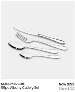 Myer STANLEY ROGERS Albany Cutlery Set offer