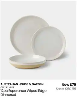 Myer Australian house & garden esperance wiped edge offer
