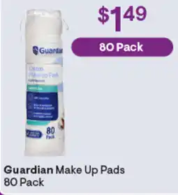 Discount Drug Stores Guardian Make Up Pads offer