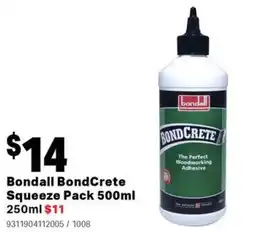Mitre 10 Bondall bondcrete offer
