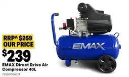 Mitre 10 Emax direct drive air compressor offer