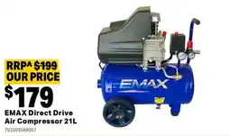 Mitre 10 Emax direct drive air compressor offer