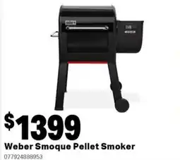 Mitre 10 Weber smoque pellet smoker offer