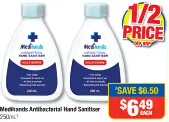 Medihands Antibacterial Hand Sanitiser 250ml