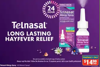 Direct Chemist Outlet Telnasal Allergy Spray offer