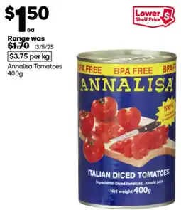 Woolworths Annalisa tomatoes offer