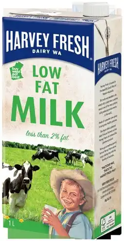 IGA Harvey Fresh Long Life Milk Selected Varieties offer