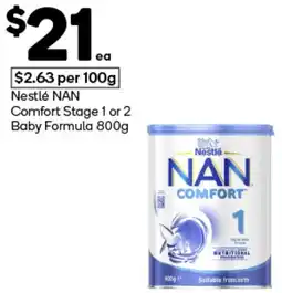 Woolworths Nestlé nan comfort stage offer