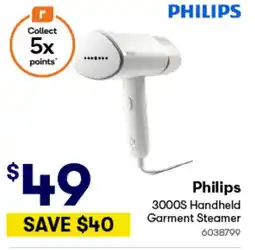 Woolworths Philips 3000s handheld garment steamer offer