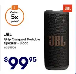 Woolworths Grip compact portable speaker - black offer