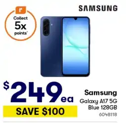 Woolworths Samsung ea galaxy a17 5g blue offer