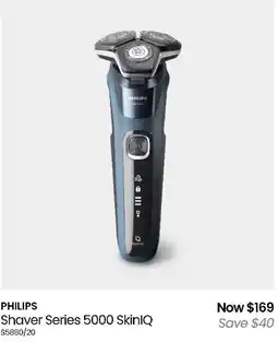 Myer Philips shaver series 5000 skiniq offer
