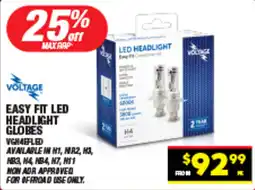 Autopro Easy fit led headlight globes offer