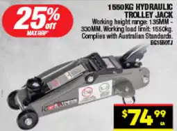 Autopro Hydraulic trolley jack offer