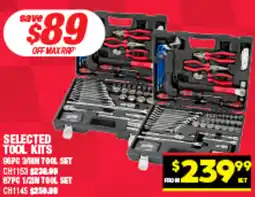 Autopro Selected tool kits offer