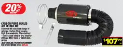 Autopro Carbon fibre sealed air intake kit offer