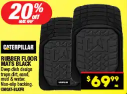 Autopro Rubber floor mats black offer