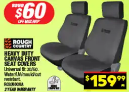 Autopro Heavy duty canvas front seat covers offer