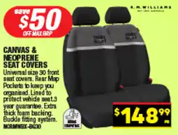 Autopro CANVAS & NEOPRENE SEAT COVERS offer