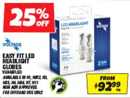 Autobarn Easy fit led headlight globes offer